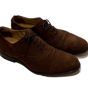 8.5 / Charles Tyrwhitt Brown Suede Oxfords